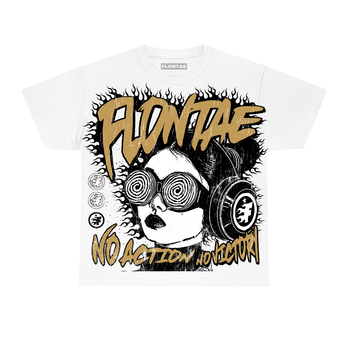Taxi 12s Flontae T-Shirt Curious Graphic