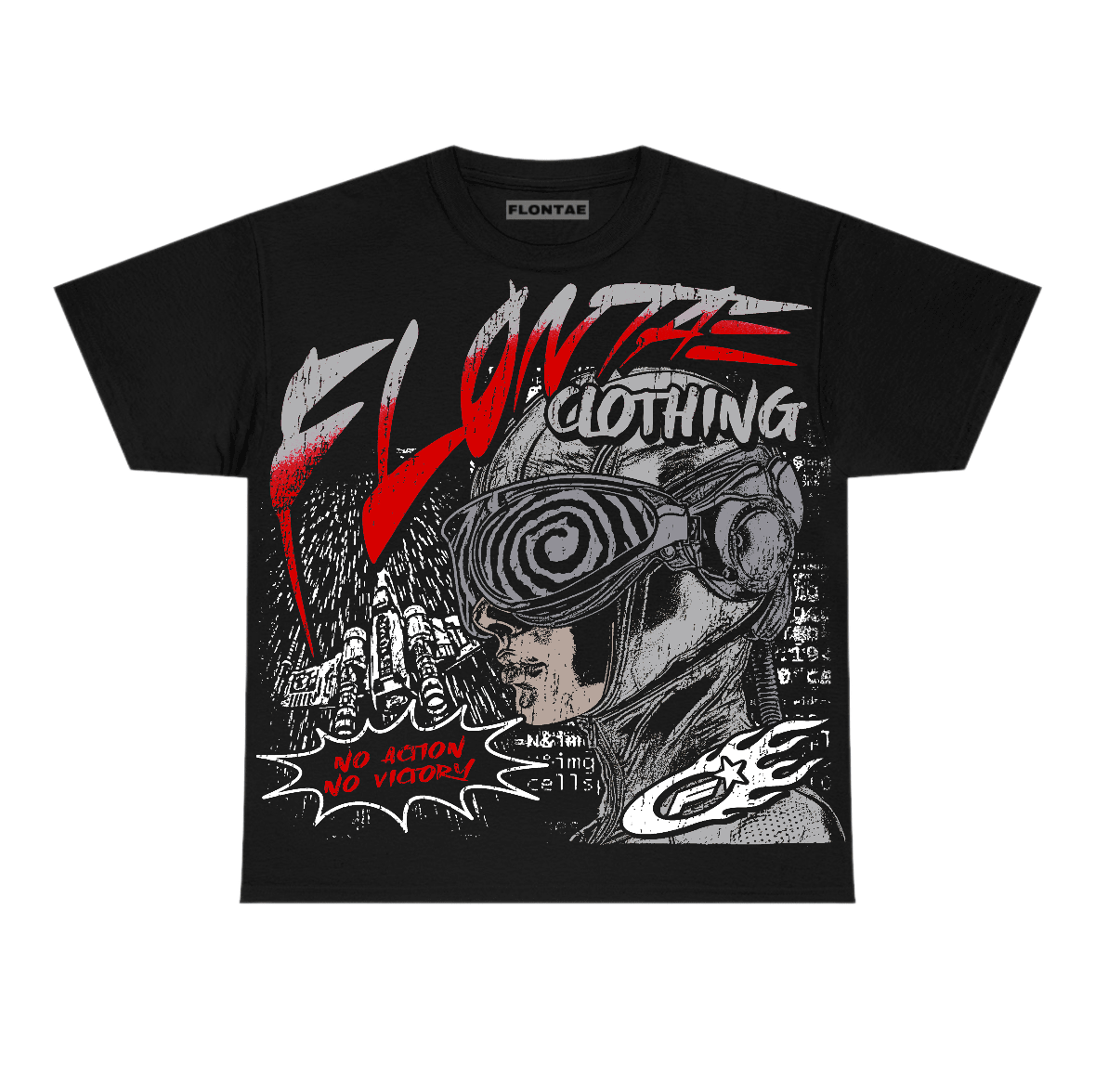 White Cement 4s Flontae T-Shirt Justify Graphic