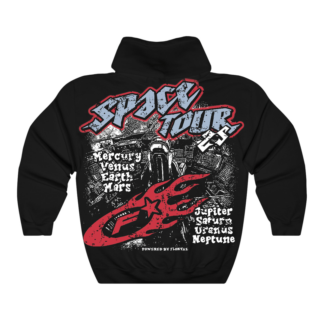 Fire Red “Black Tongue” 5s Flontae Hoodie Get Around Graphic