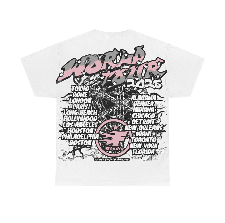 “Pink Foam” 95s Flontae T-Shirt No Victory Graphic