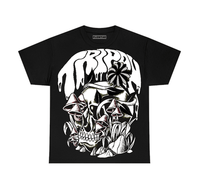 85 Metallic Black 1s Low Flontae T-Shirt Trippin Graphic