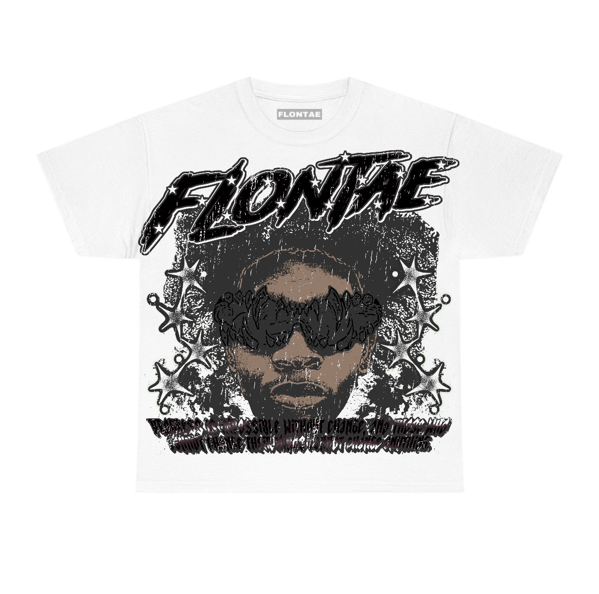 Black Cat 4s Flontae T-Shirt Stay Hopeful Graphic