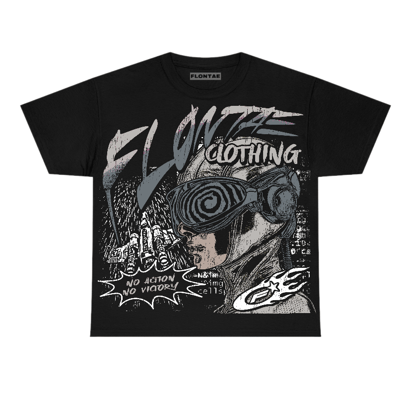 Cool Grey 9s Flontae T-Shirt Justify Graphic