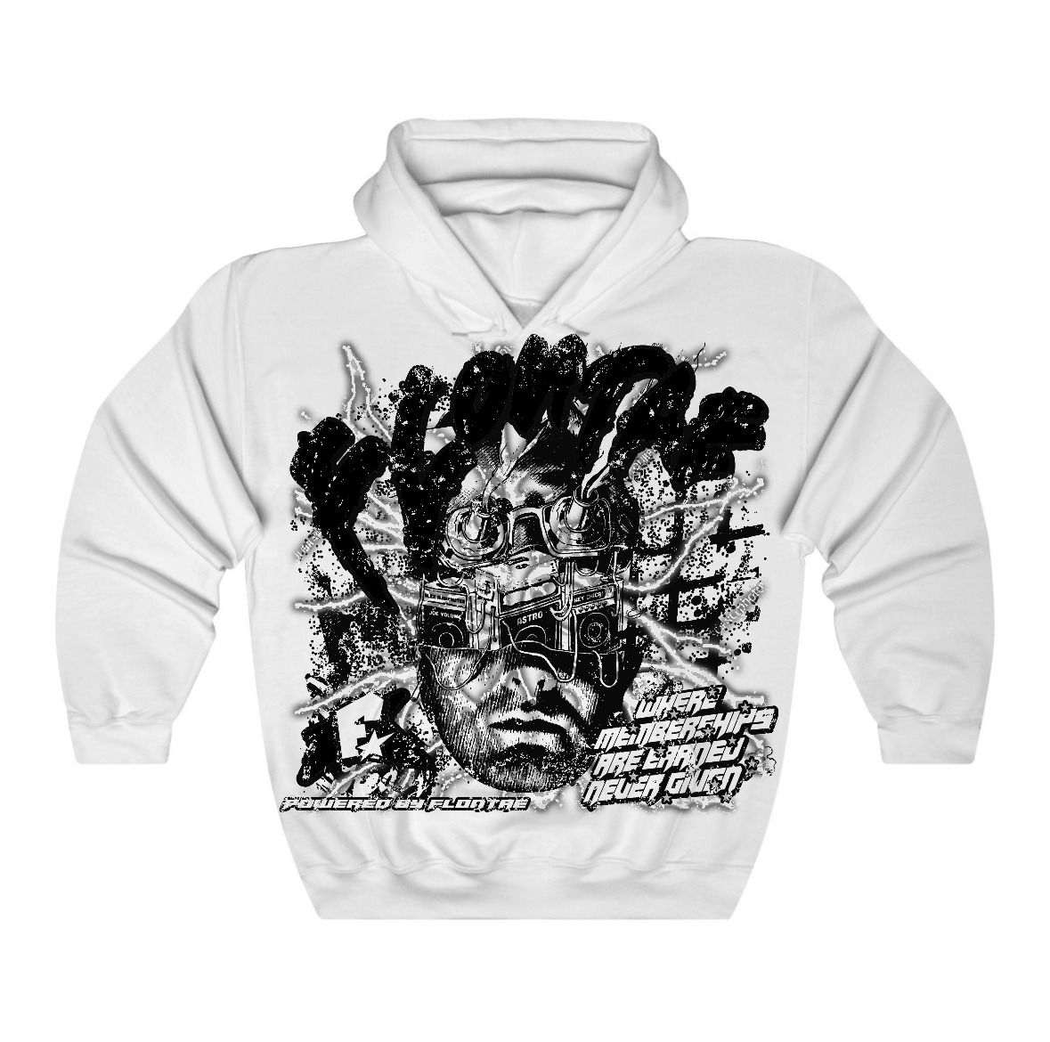 Black Cat 4s Flontae Hoodie Whoa Graphic