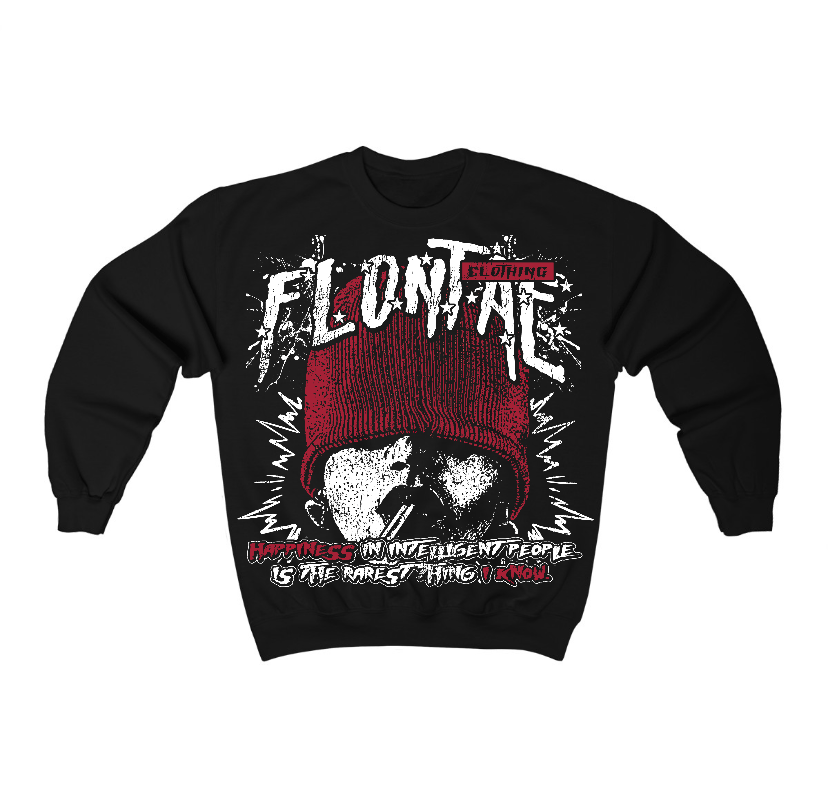 Black Toe 14s Flontae Crewneck Sweatshirt Furious Graphic