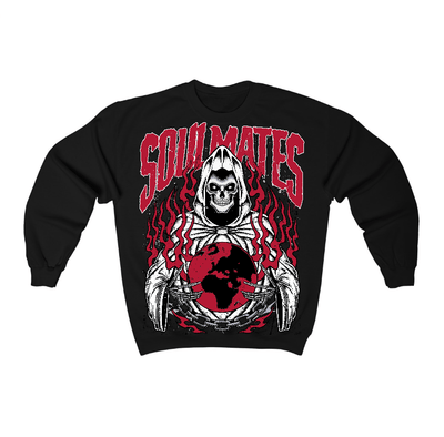 Black Toe Reimagined 1s Flontae Sweatshirt Soulmates Graphic