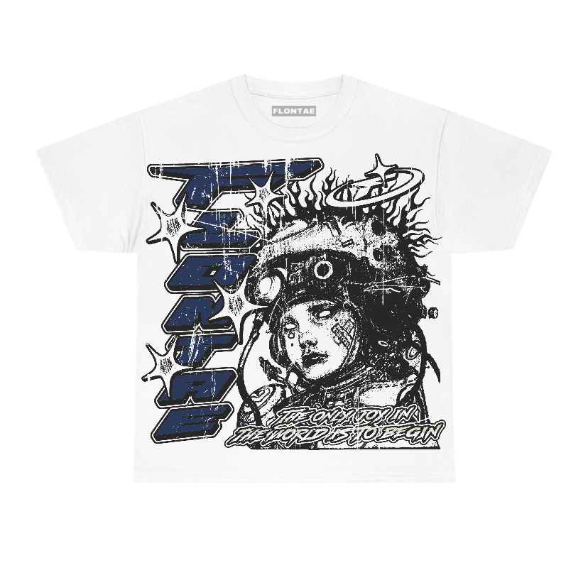 Diffused Blue 3s Flontae T-Shirt Self Aware Graphic