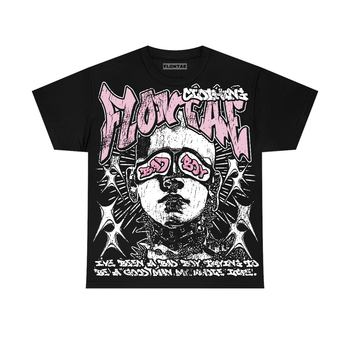 Pearl Pink 12s Flontae T-Shirt Be Good Graphic