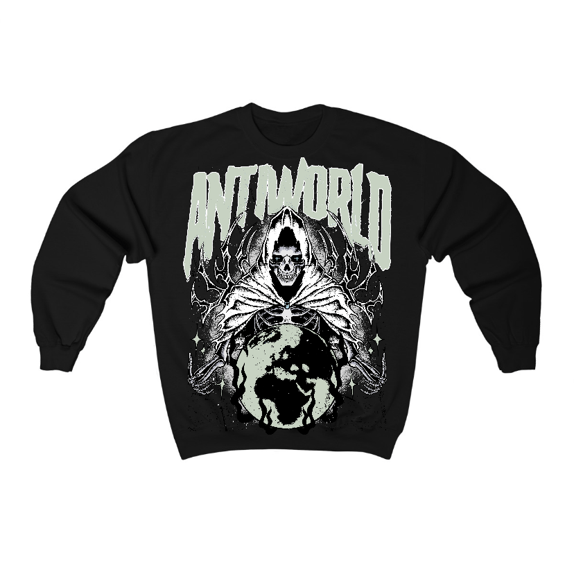Seafoam 4s Flontae Crewneck Sweatshirt Lonely Graphic