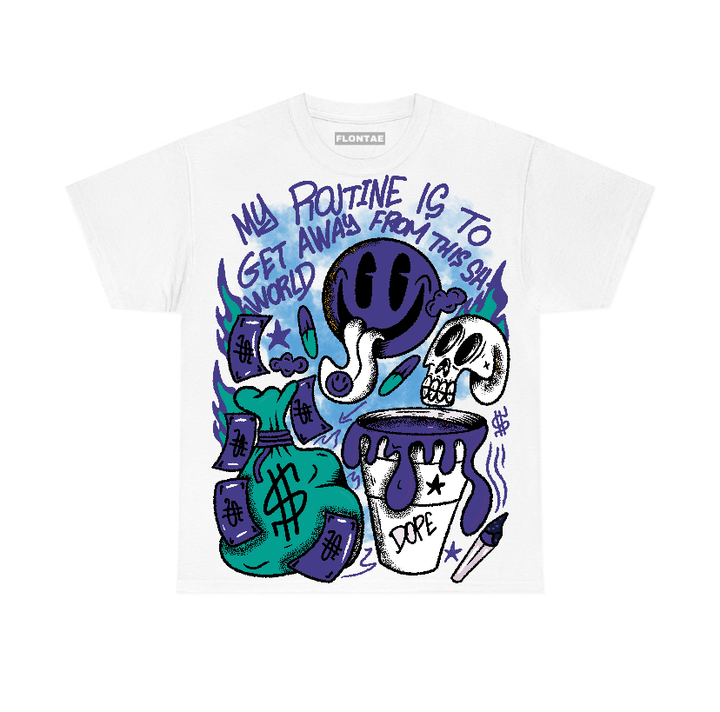 Grape 5s Flontae T-Shirt Stay Out Graphic