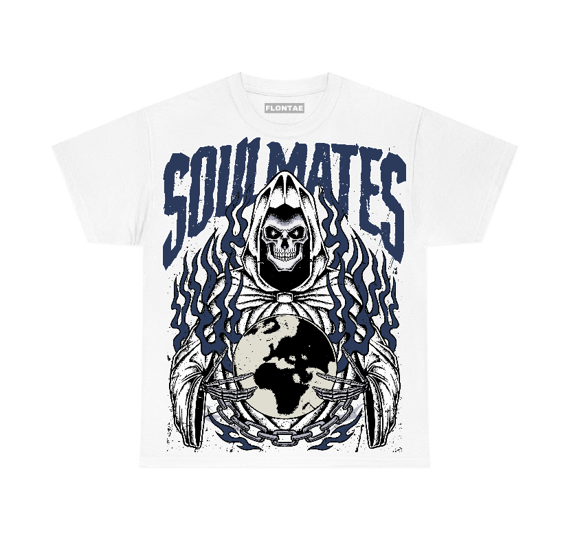 Diffused Blue 3s Flontae T-Shirt Soulmates Graphic