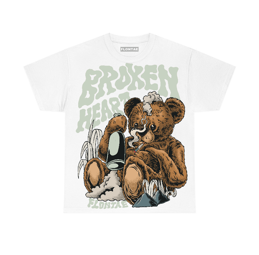 Seafoam 4s Flontae T-Shirt Broken Heart Graphic