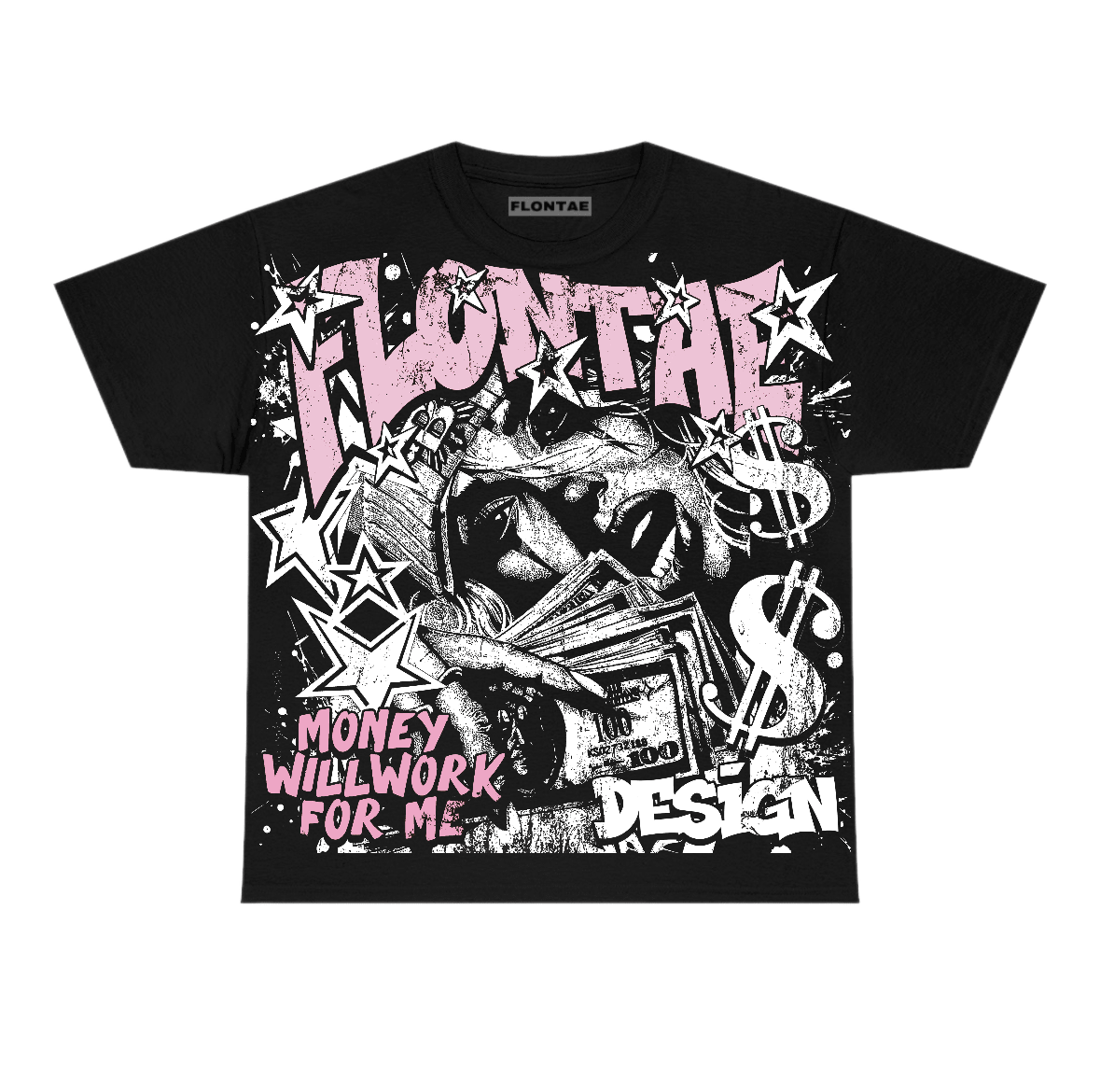 Pearl Pink 12s Flontae T-Shirt Passive Graphic