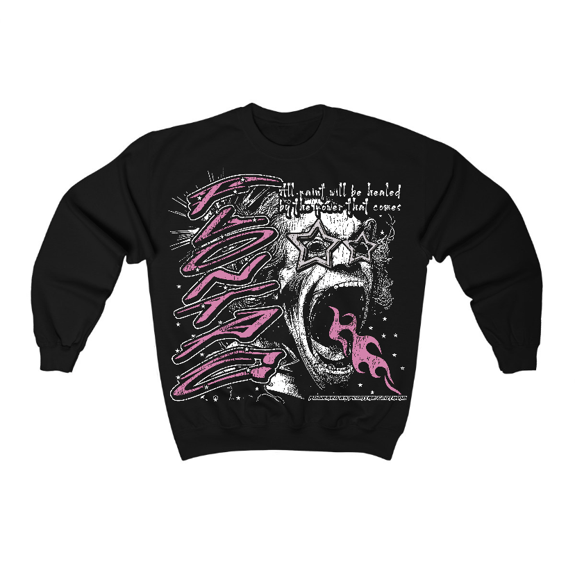 Orchid 4s Flontae Crewneck Sweatshirt Wonder Graphic