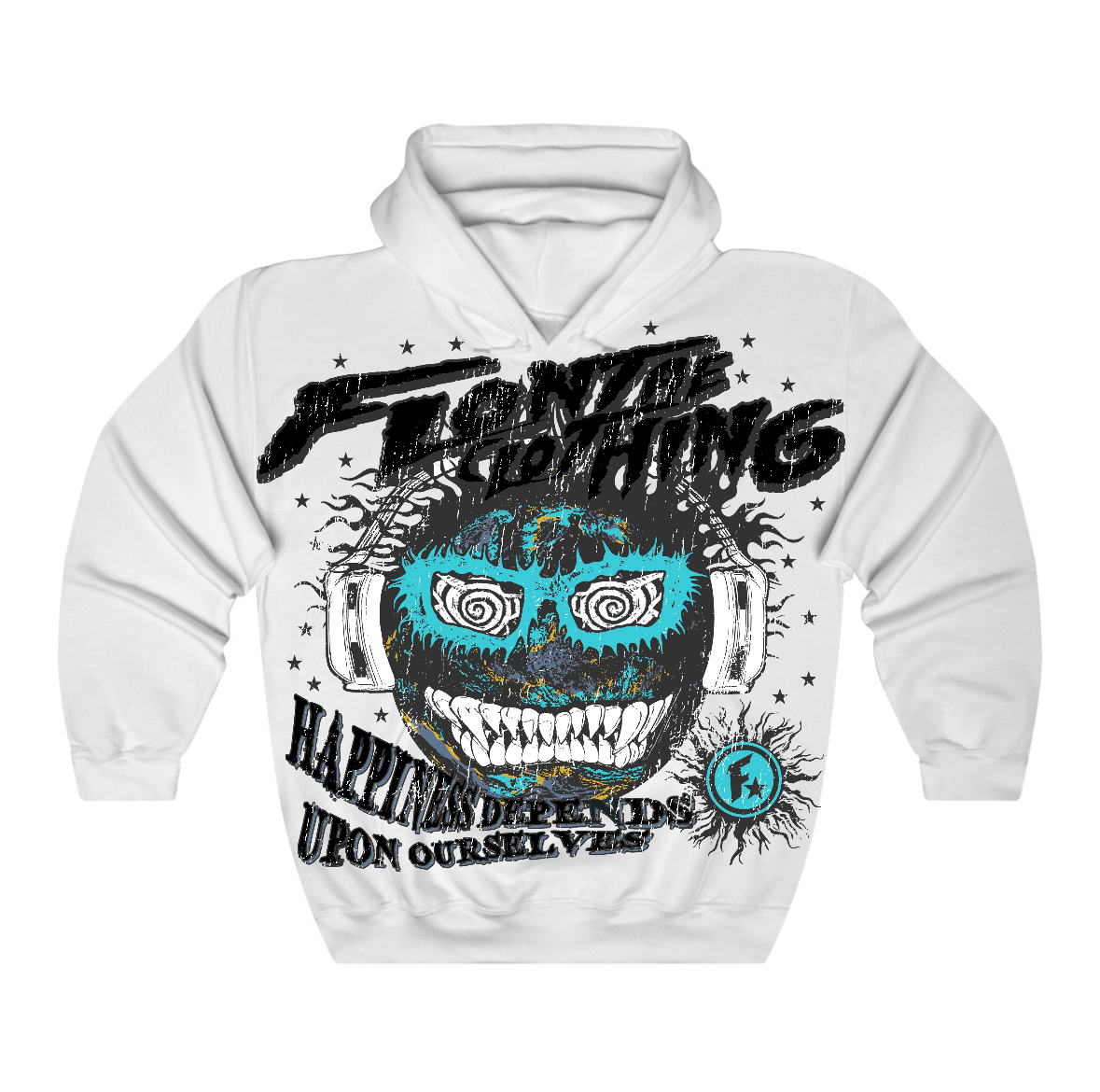 Gamma Blue 11s Flontae Hoodie Happiness Within Graphic