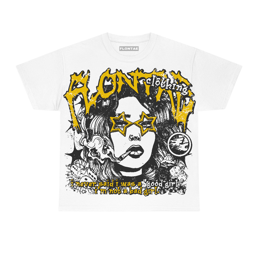 Vivid Sulfur 4s Flontae T-Shirt Keep Quiet Graphic