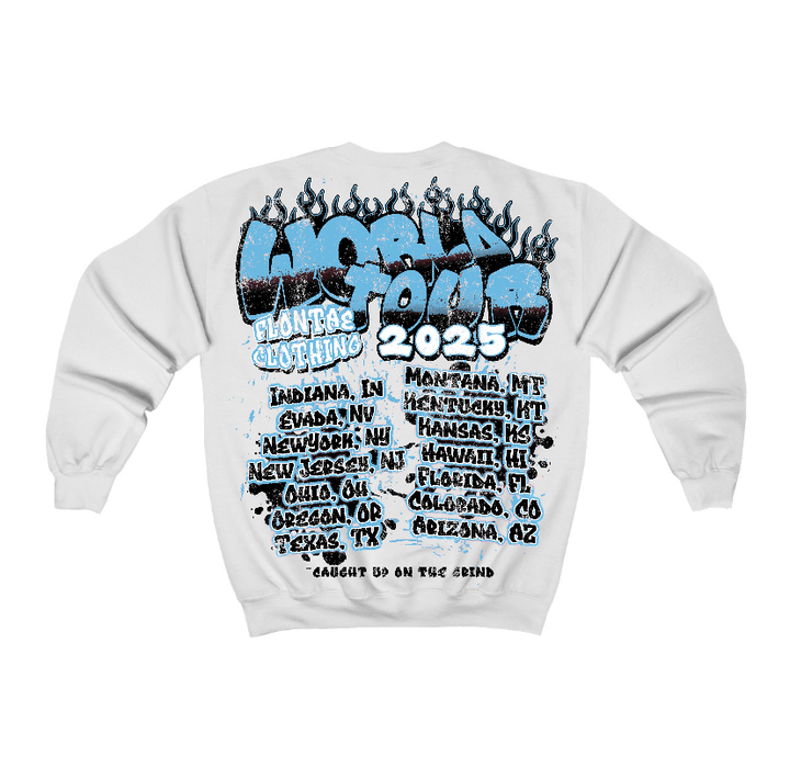 Legend Blue 11s Flontae Crewneck Sweatshirt Intelligence Graphic