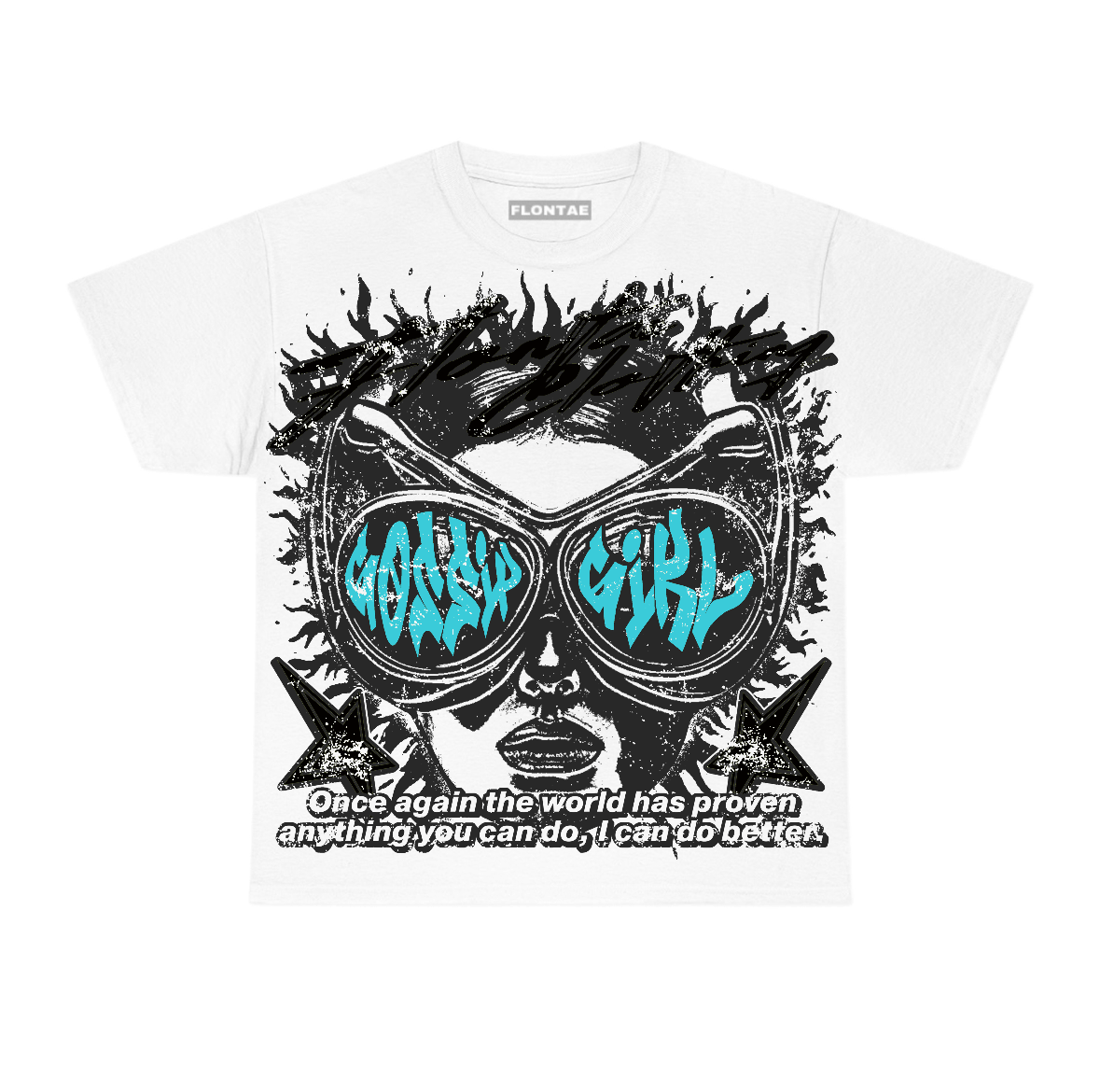 Gamma Blue 11s Flontae T-Shirt Be Better Graphic