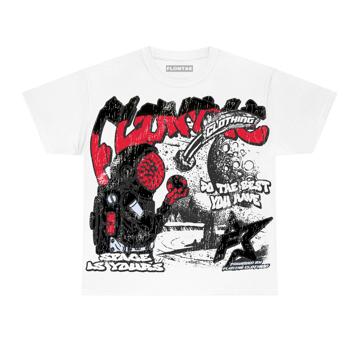 Reverse Infrared 6s Flontae T-Shirt Space Is Yours Graphic