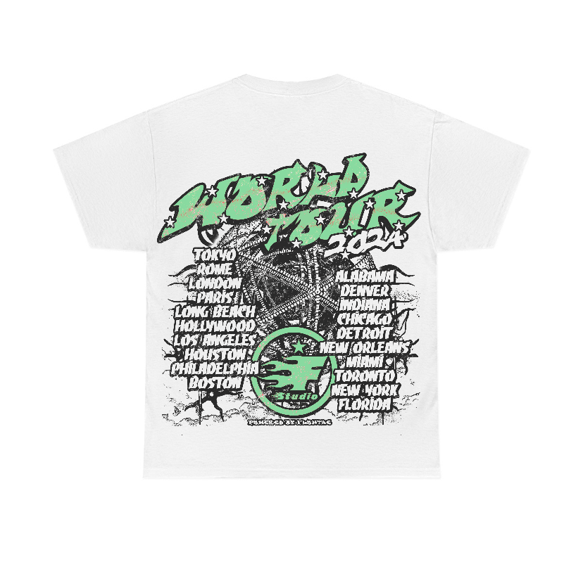 Green Glow 1s Flontae T-Shirt No Victory Graphic