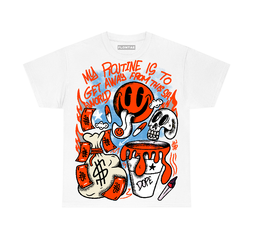 Georgia Peach 3s Flontae T-Shirt Stay Out Graphic