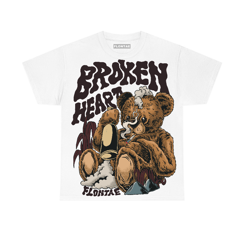 Earth 5s Flontae T-Shirt Broken Heart Graphic