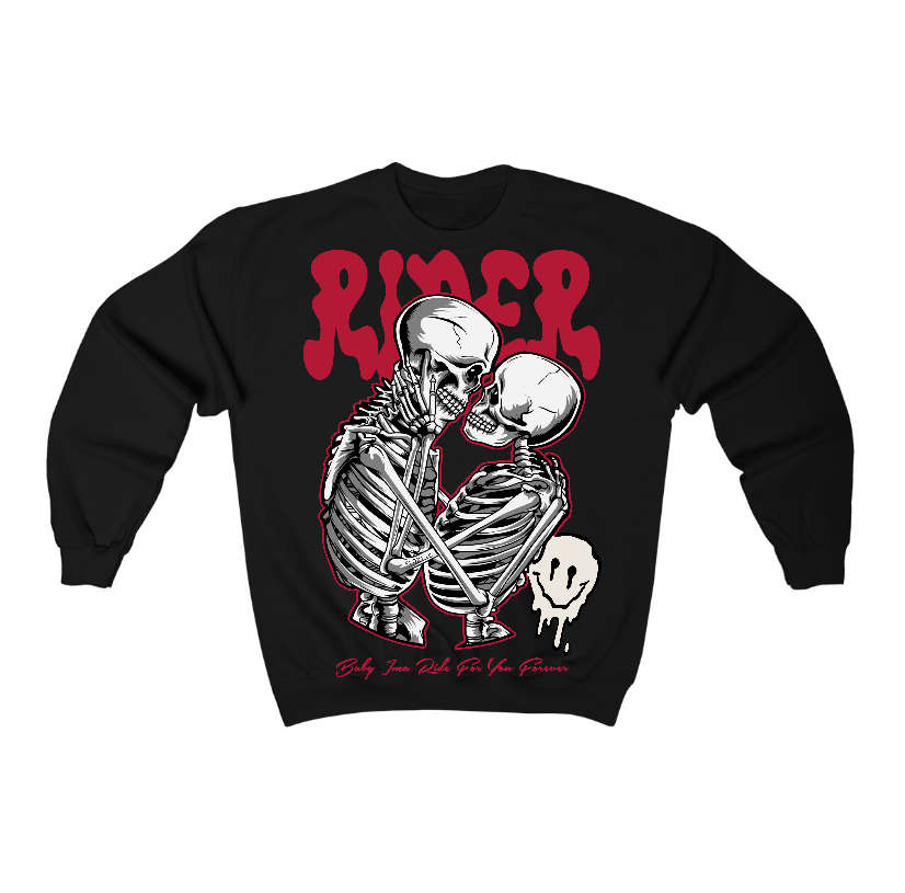 Black Toe Reimagined 1s Flontae Sweatshirt Rider Graphic