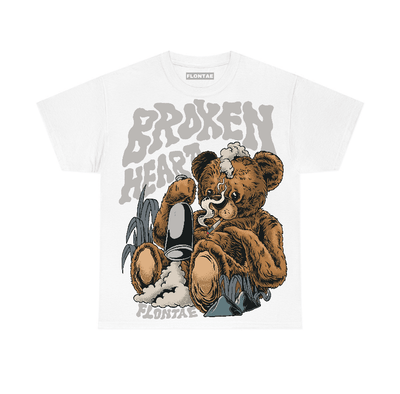 Cool Grey 9s Flontae T-Shirt Broken Heart Graphic