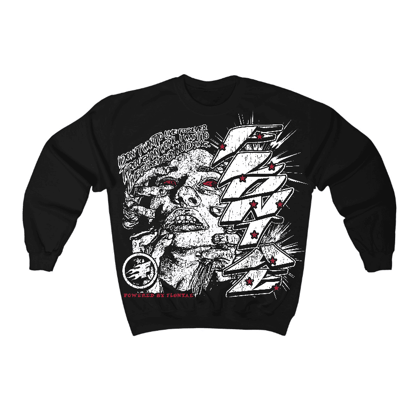 Black Toe 14s Flontae Crewneck Sweatshirt Forever Graphic