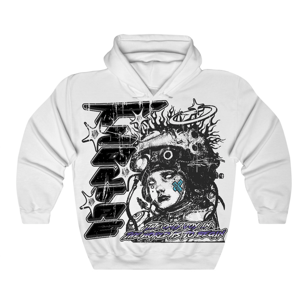 Aqua 8s Flontae Hoodie Self Aware Graphic