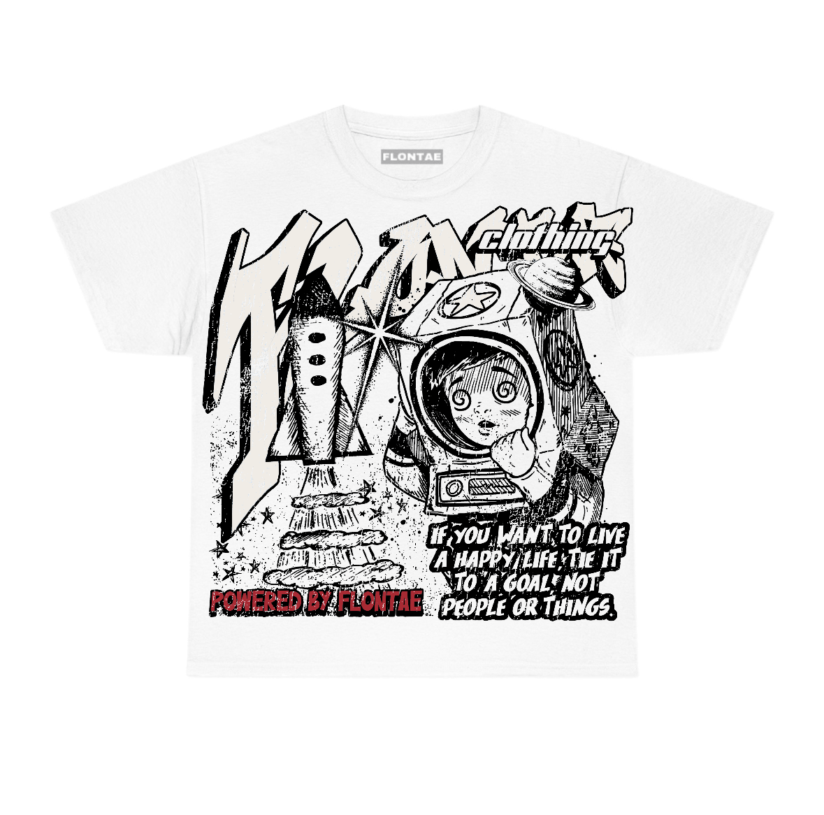 Valentine's Day 4s Flontae T-Shirt Cosmic Aura Graphic