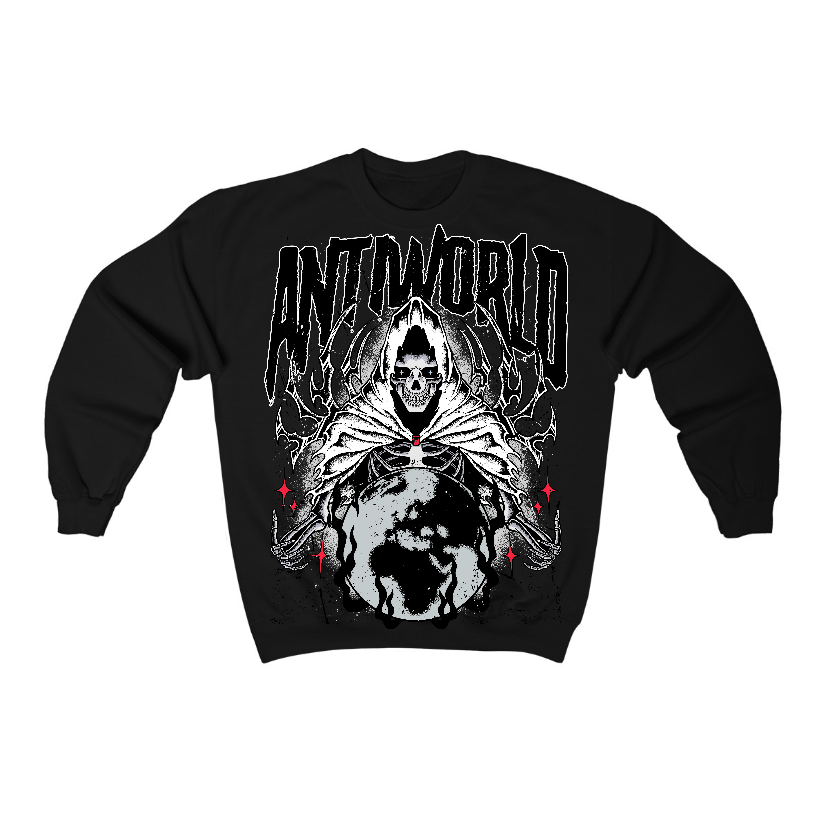 Black Metallic Reimagined 5s Flontae Sweatshirt Lonely Graphic