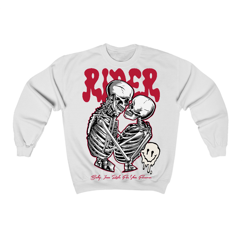 Black Toe Reimagined 1s Flontae Crewneck Sweatshirt Rider Graphic