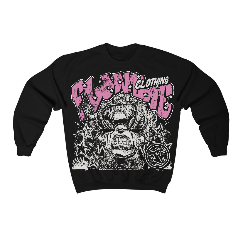 Orchid 4s Flontae Crewneck Sweatshirt No Composure Graphic