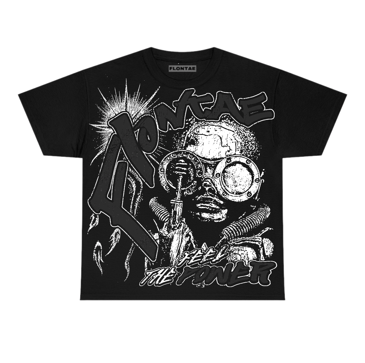 Black Cat 4s Flontae T-Shirt I'm The One Graphic