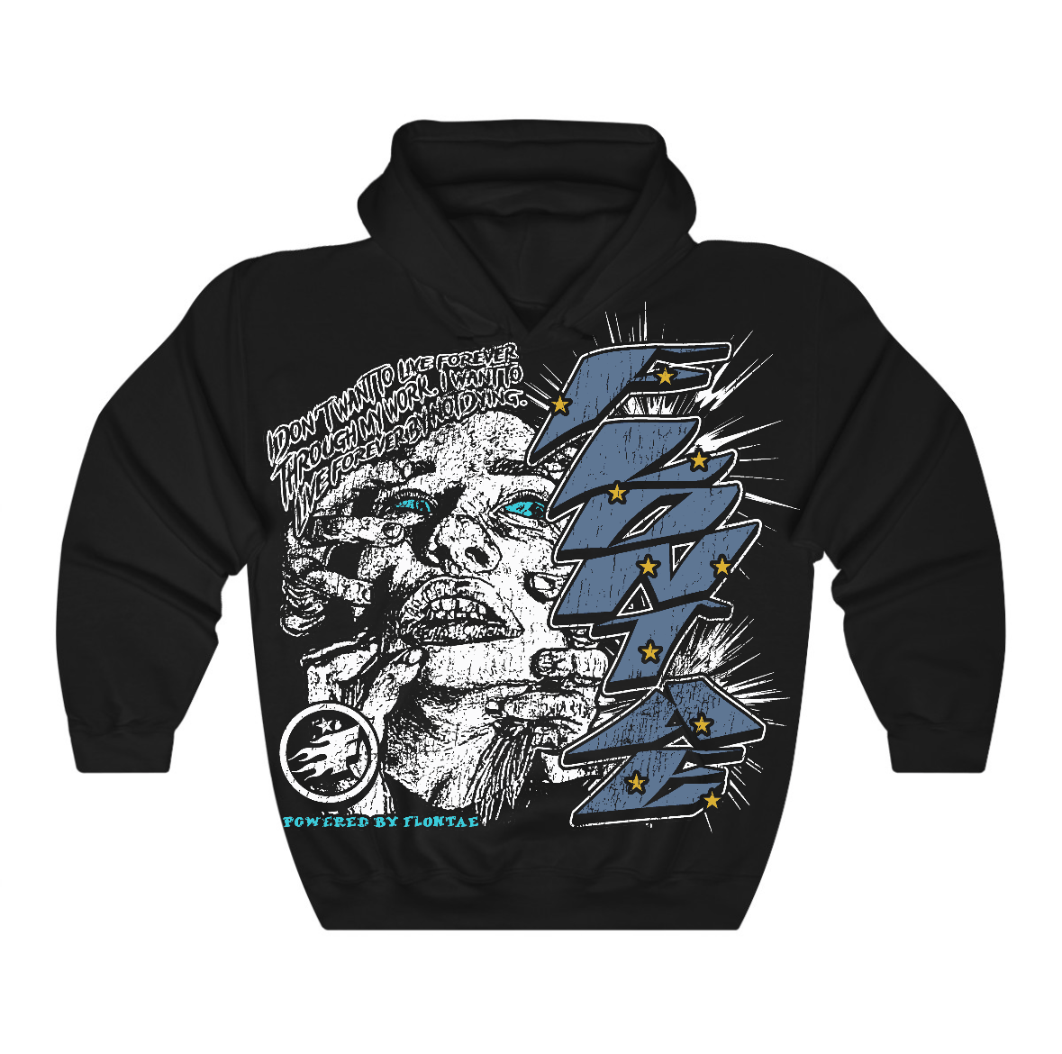 Gamma Blue 11s Flontae Hoodie Forever Graphic