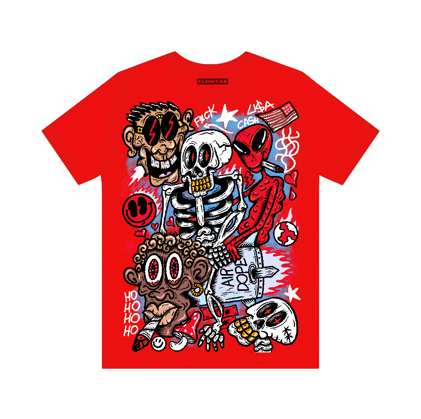 Cherry 11s Flontae T-Shirt Friends Graphic