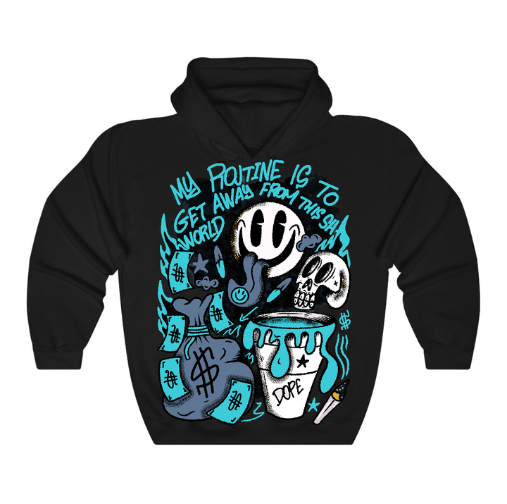 Gamma Blue 11s Flontae Hoodie Stay Out Graphic