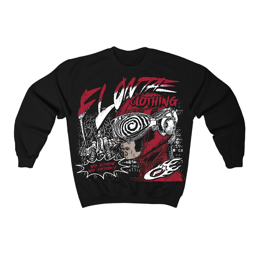 Black Toe 14s Flontae Crewneck Sweatshirt Justify Graphic