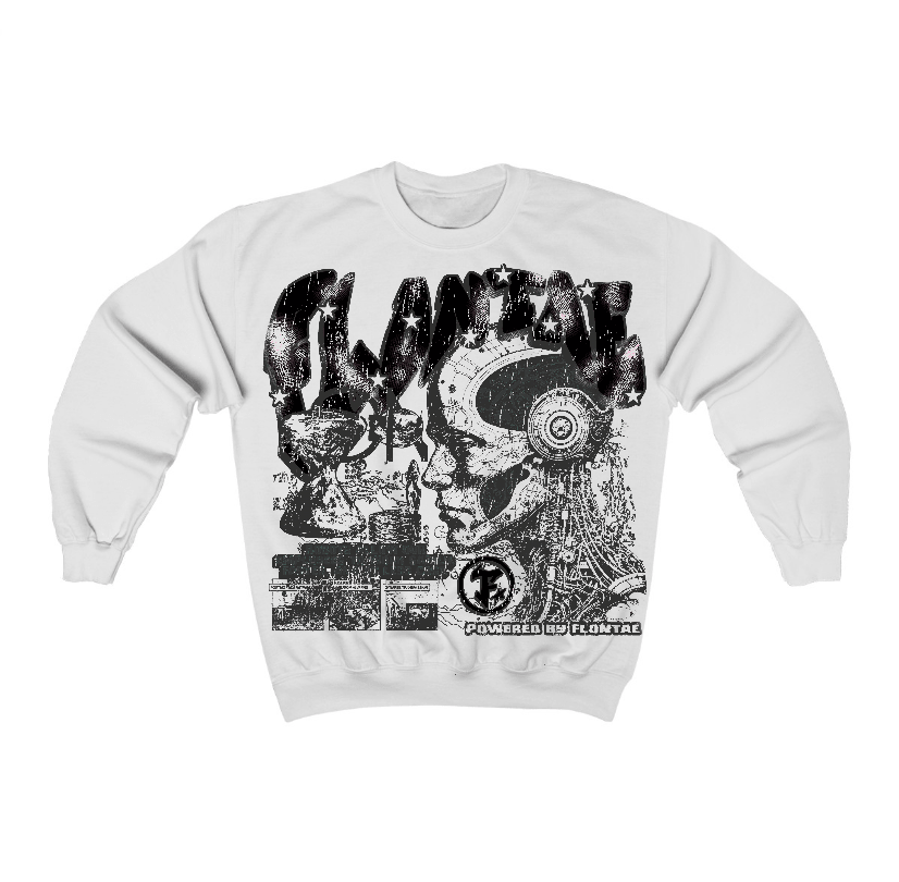 Black Cat 3s Flontae Crewneck Sweatshirt Smartness Graphic