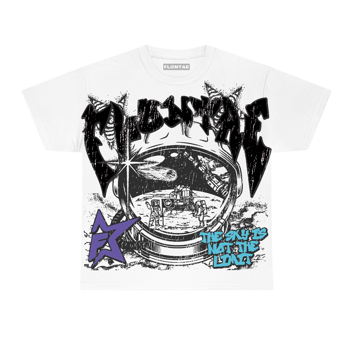 Aqua 8s Flontae T-Shirt Stay Ahead Graphic