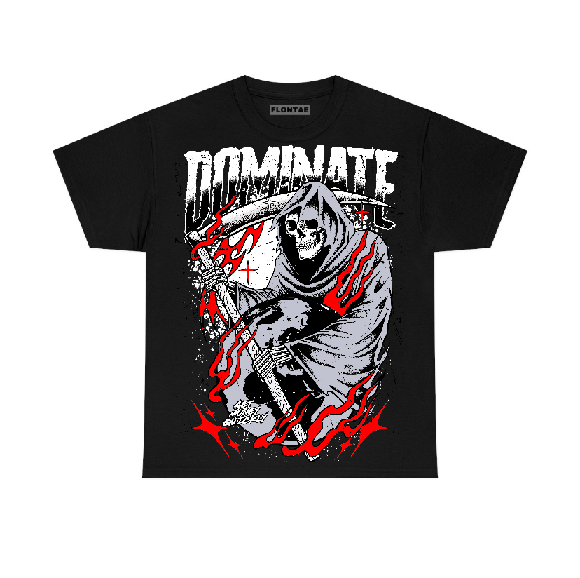 Black Cement 3s Flontae T-Shirt Dominate Graphic