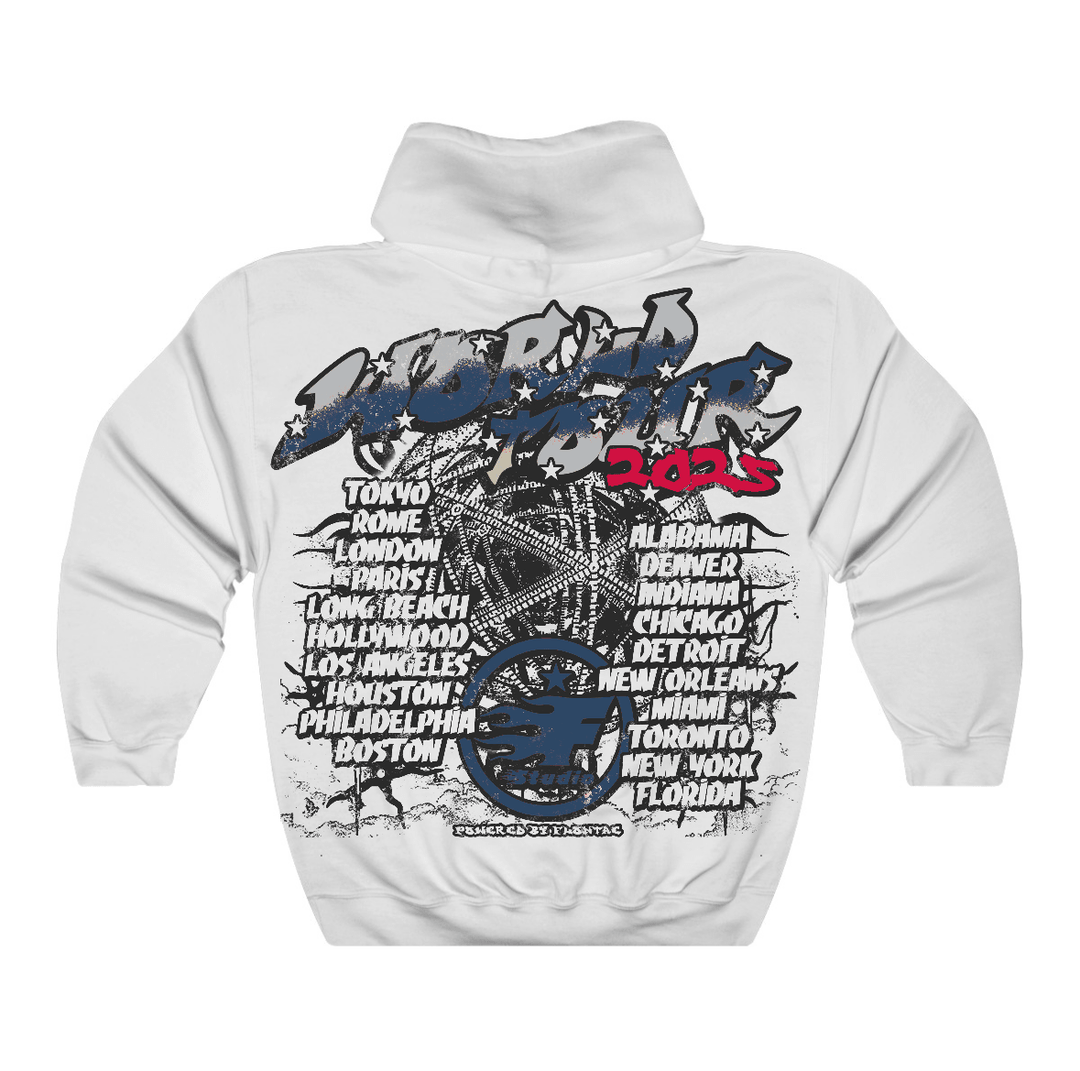 French Blue 12s Flontae Hoodie No Victory Graphic