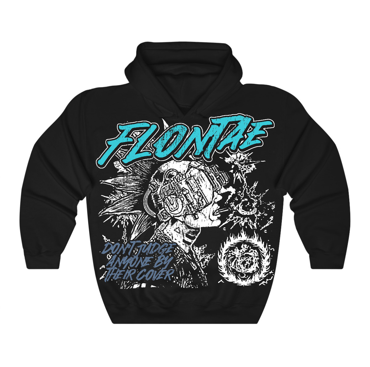 Gamma Blue 11s Flontae Hoodie Don't Judge Graphic