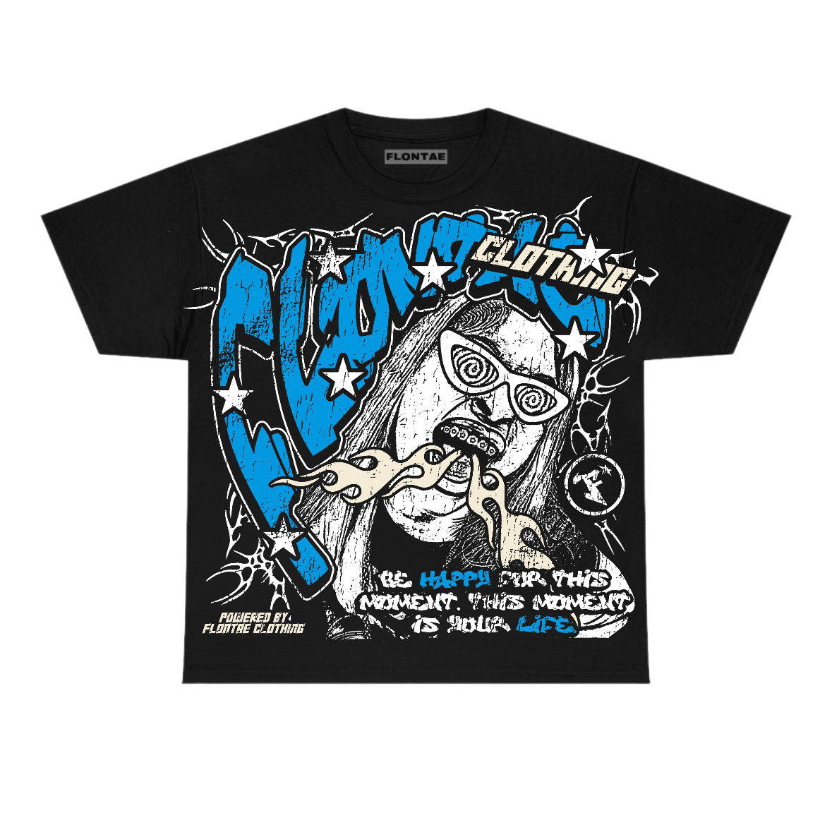 University Blue Reimagined 1s Flontae T-Shirt Losing It Graphic