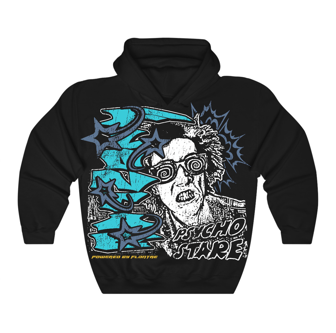 Gamma Blue 11s Flontae Hoodie Stare Graphic