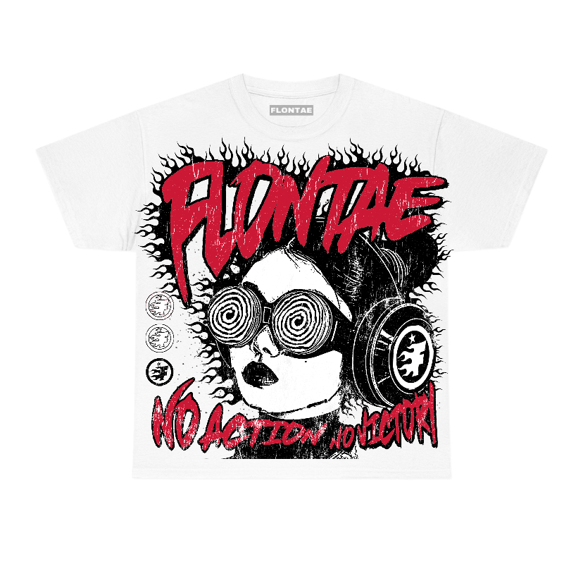 85 Bred 1s Flontae T-Shirt Curious Graphic