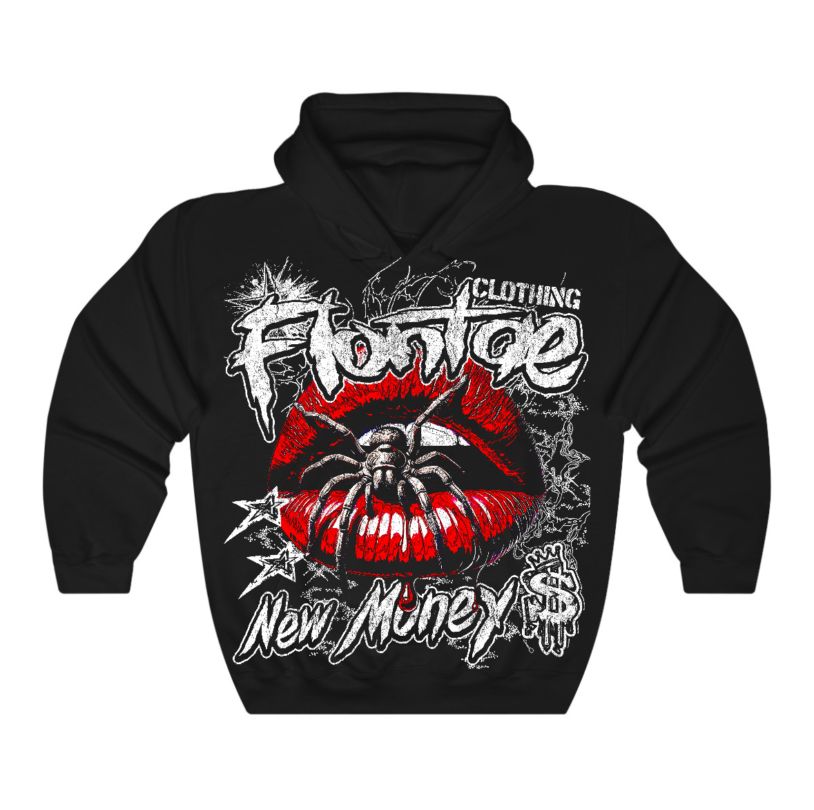 Flontae Hoodie All Mouth Graphic