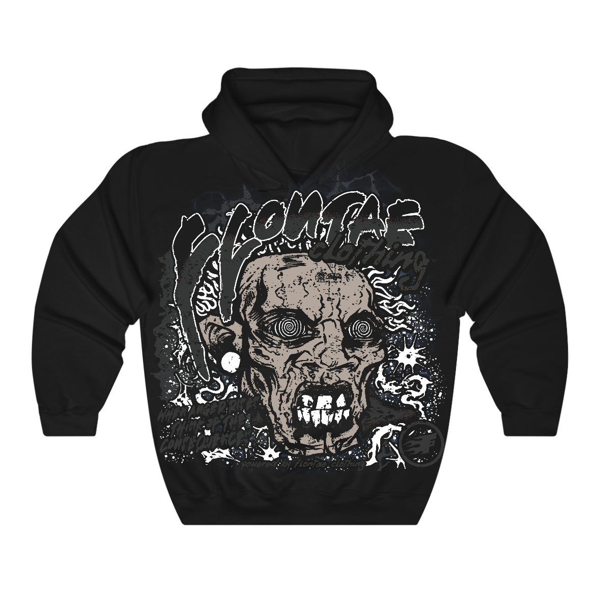Black Cat 4s Flontae Hoodie Consequences Graphic