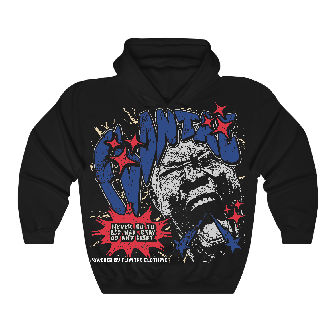 Rare Air 4s Flontae Hoodie Never Quit Graphic